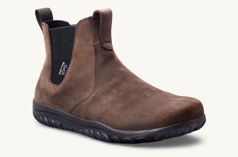 Lems Barefoot Chelsea Boot Impermeabili Men Maro | TFY-94417