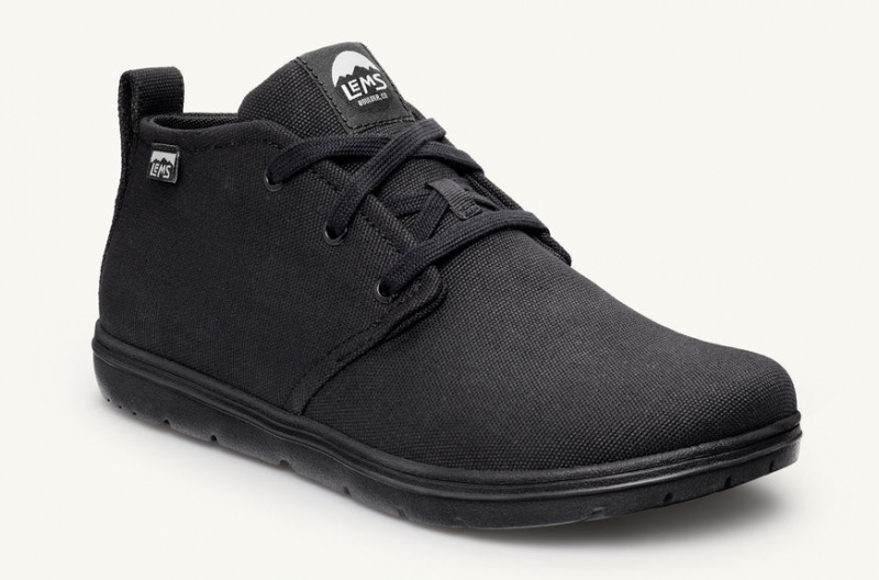 Lems Barefoot Chukka Panza Men Negrii | TFY-94473