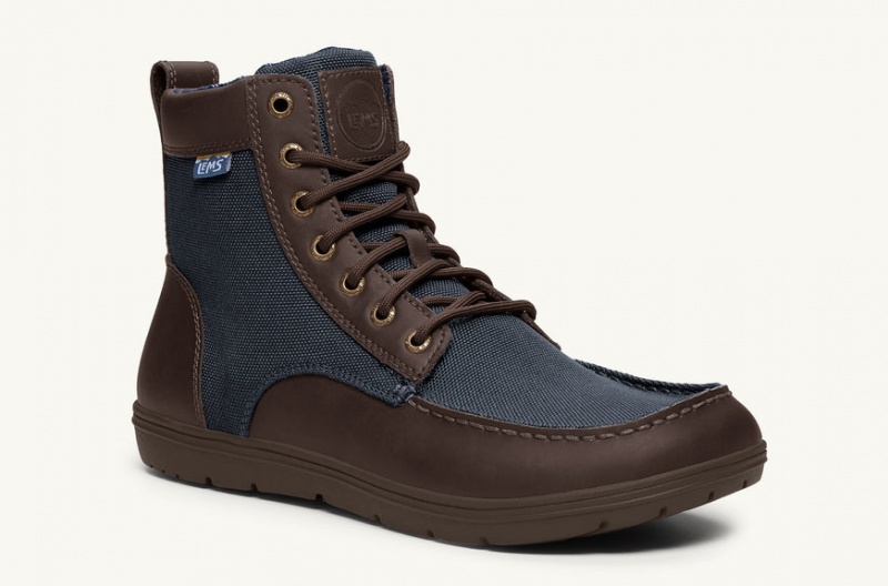 Bocanci Drumetie Lems Boulder Boot Nailon Barbati Bleumarin | TFY-94622