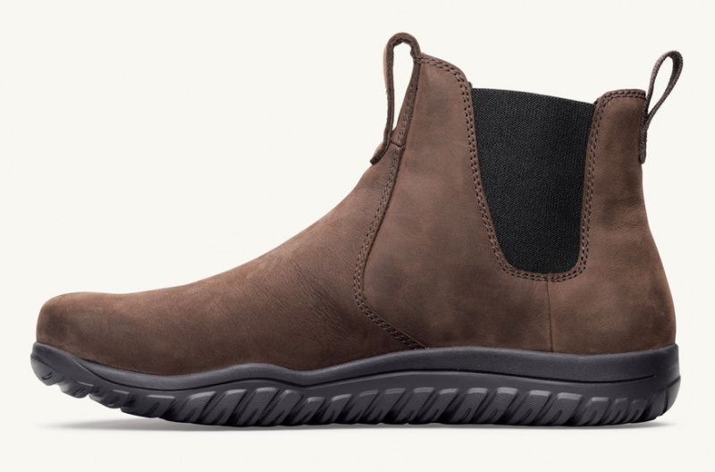 Ghete Chelsea Lems Chelsea Boot Impermeabili Barbati Maro | TFY-94533