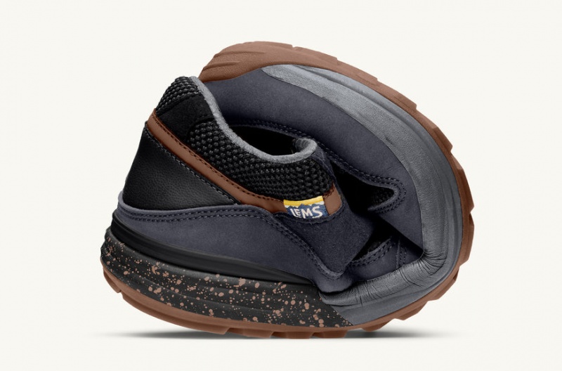 Pantofi Drumetie Lems Trailhead Barbati Gri Inchis | TFY-94554